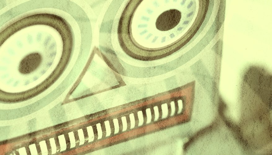 Crea un robot con papel para niños.