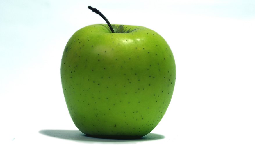 Las manzanas son buenas fuentes de fibra dietética.