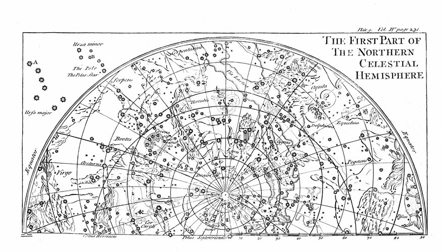 Photo Credit: Photos.com/Photos.com/Getty Images Star charts help you locate a constellation in the night sky.