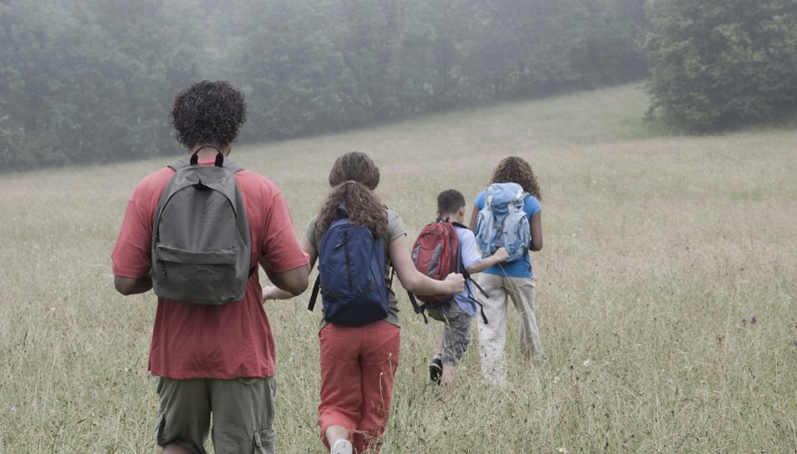 kids on hike kids on hike