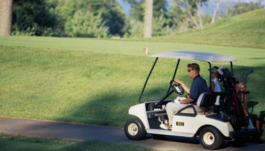 How to Charge a Golf Cart With an Automotive Battery Charger
