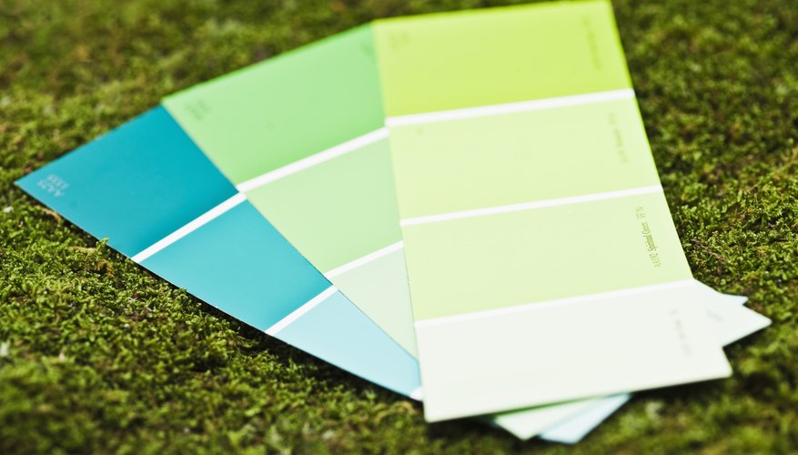 Cool paint tone swatches. Cool paint tone swatches.