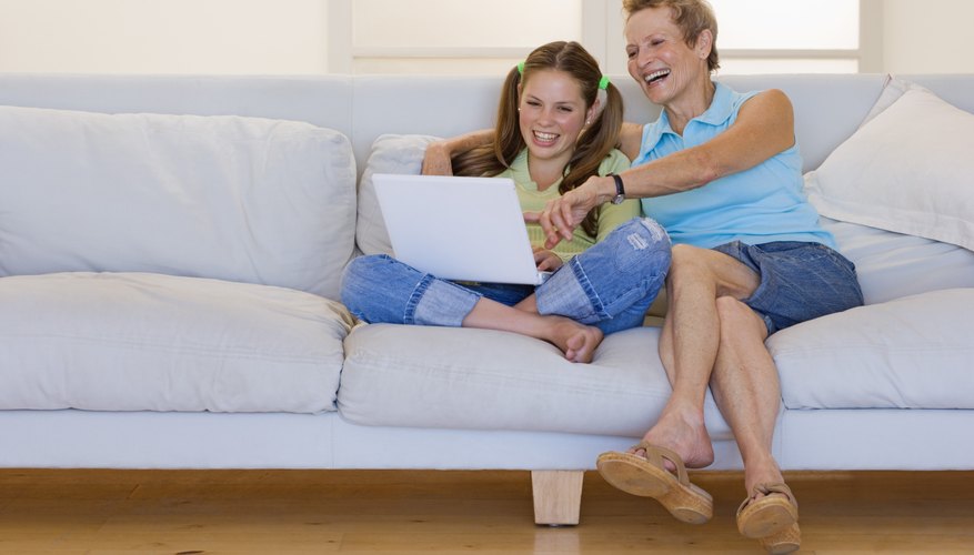 Your daughter's computer skills can improve your mom's. Your daughter's computer skills can improve your mom's.
