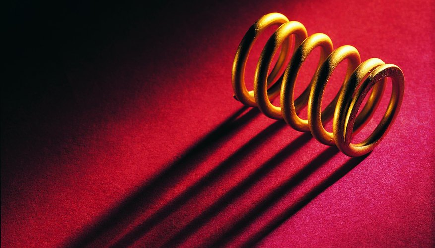 Photo Credit: Stockbyte/Stockbyte/Getty Images The movement of something as simple as a spring requires differential equations to describe.