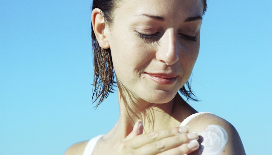Sulfur is in lotion. Sulfur is in lotion.