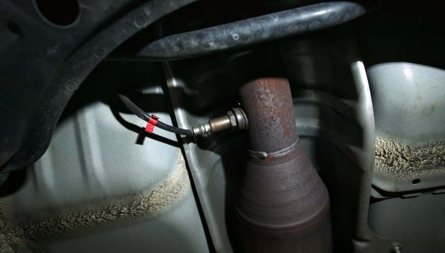 Emissions sensor in car
