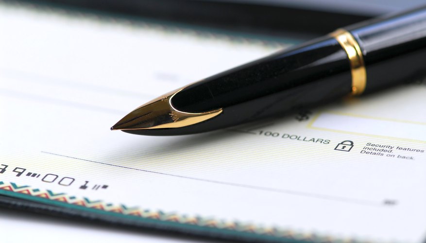 Routing and checking account numbers on a check.
