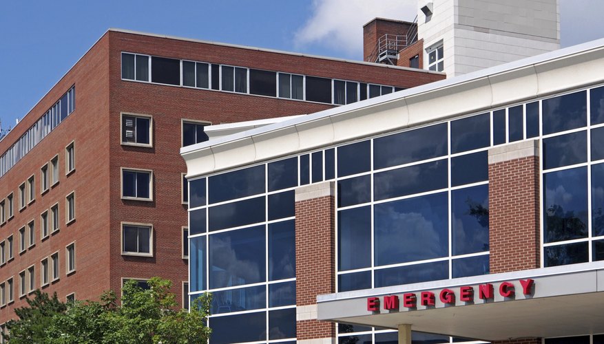 Hospital emergency entrance