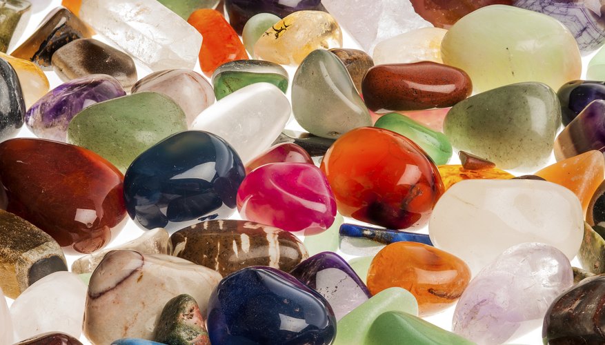 Assorted polished gemstones Assorted polished gemstones
