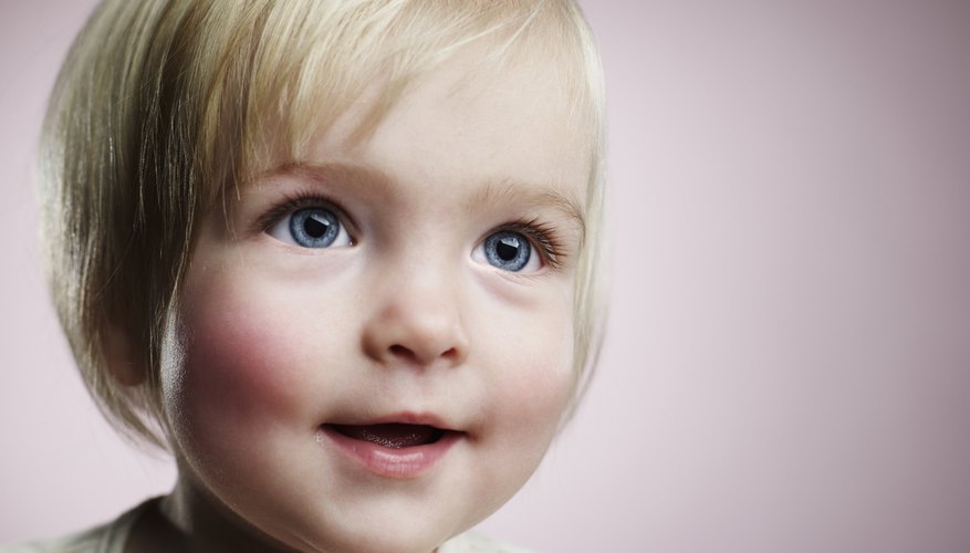 Like hair color, the color of your baby's eyes is mapped in her DNA. Like hair color, the color of your baby's eyes is mapped in her DNA.