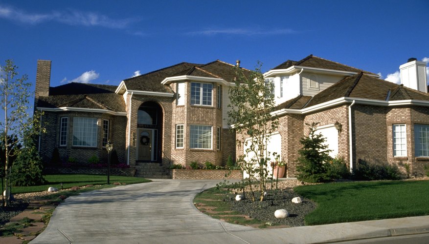 Some HOAs regulate the size, color and structure of homes built in the neighborhood.