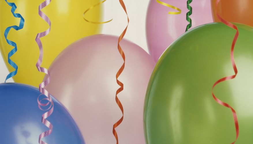 Photo Credit: Purestock/Purestock/Getty Images Streamers and balloons are good props for air-related activities.