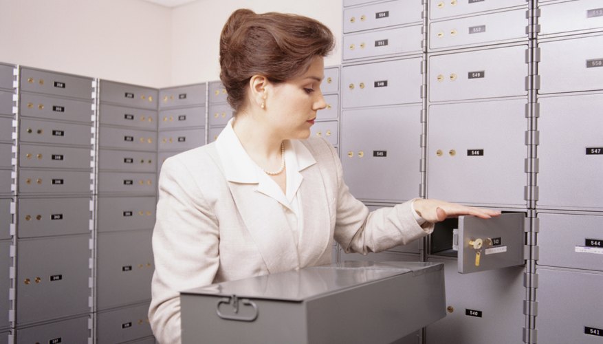 Safe deposit boxes are among the most secure places to store valuables.