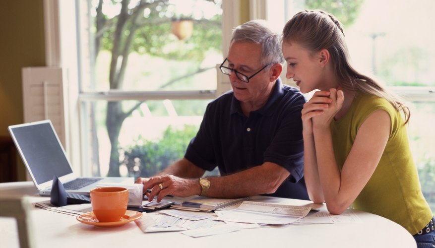 Students with elderly parents may need financial aid for college.