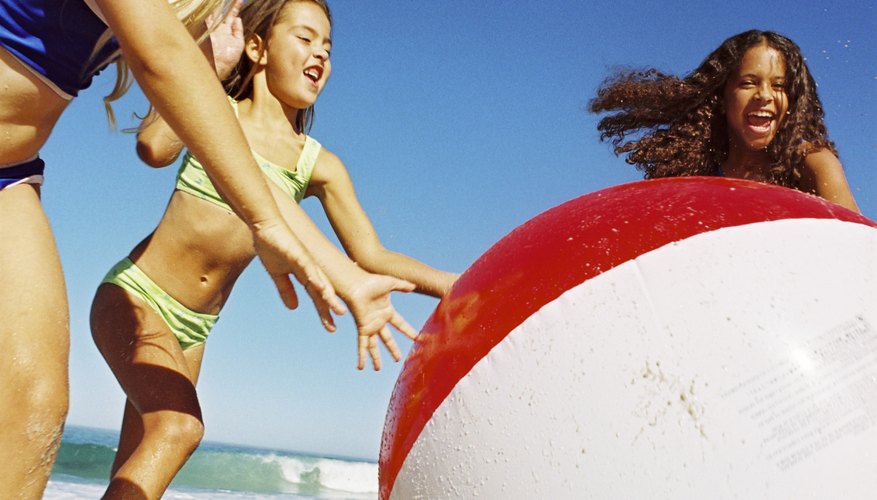 Repara tu bola de playa rápidamente.
