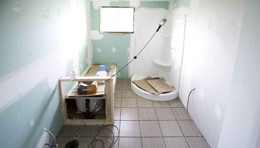 Remodeling a bathroom Remodeling a bathroom
