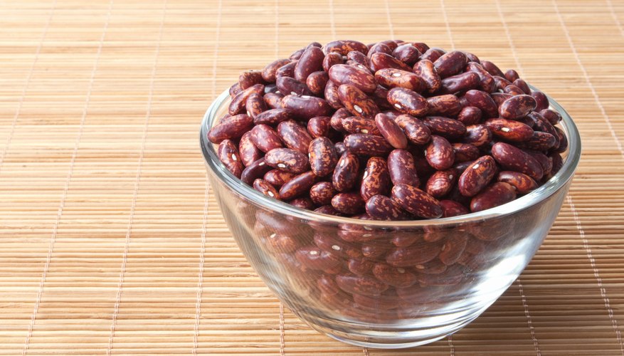 Small bowl of kidney beans. Small bowl of kidney beans.