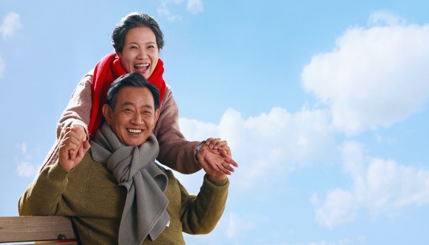 A mature retired couple.