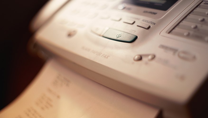 Photo Credit: Stockbyte/Stockbyte/Getty Images Fax machines and office equipment are included in small business expenses.