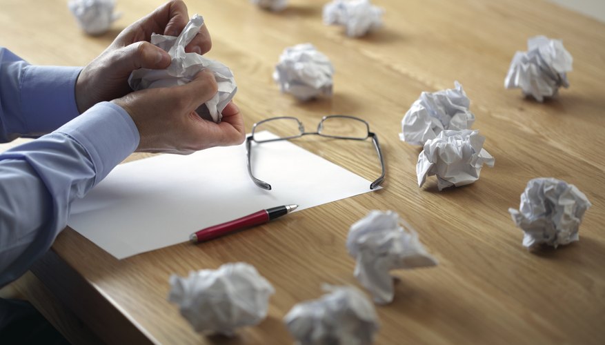 Photo Credit: Brian Jackson/iStock/Getty Images Creating a storyboard.