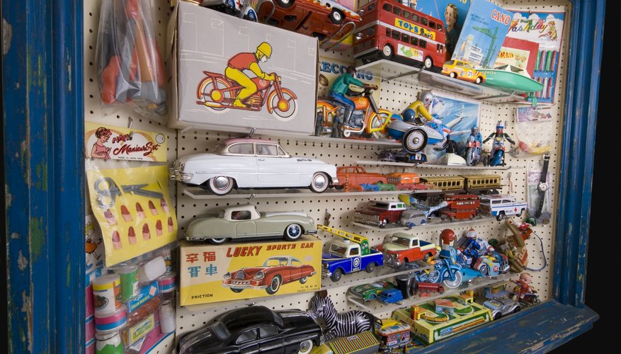 Vintage toy display Vintage toy display