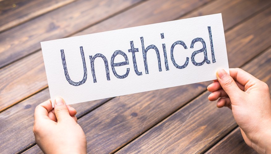 Unethical Definition