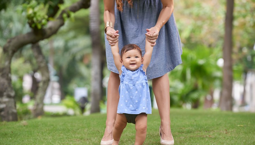 When do babies walk mom life