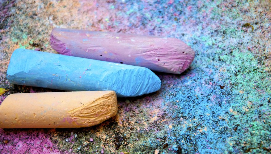 science experiments with chalk