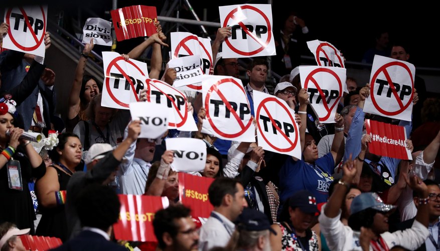 Protestas en contra del Acuerdo Transpacífico de Cooperación Económica (en inglés: Trans-Pacific Partnership, TPP)