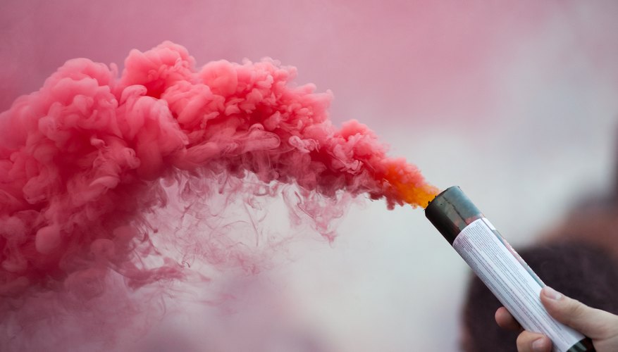 How to Make Colorful Smoke Bombs | Sciencing