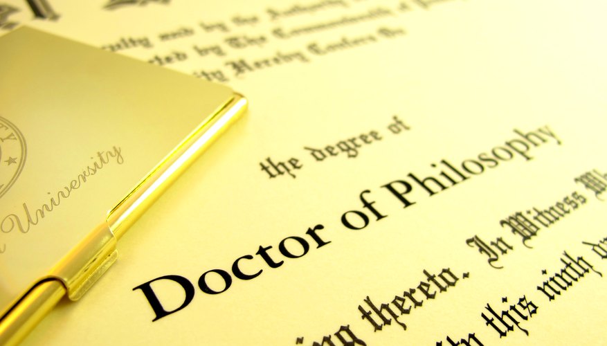 what does phd mean degree