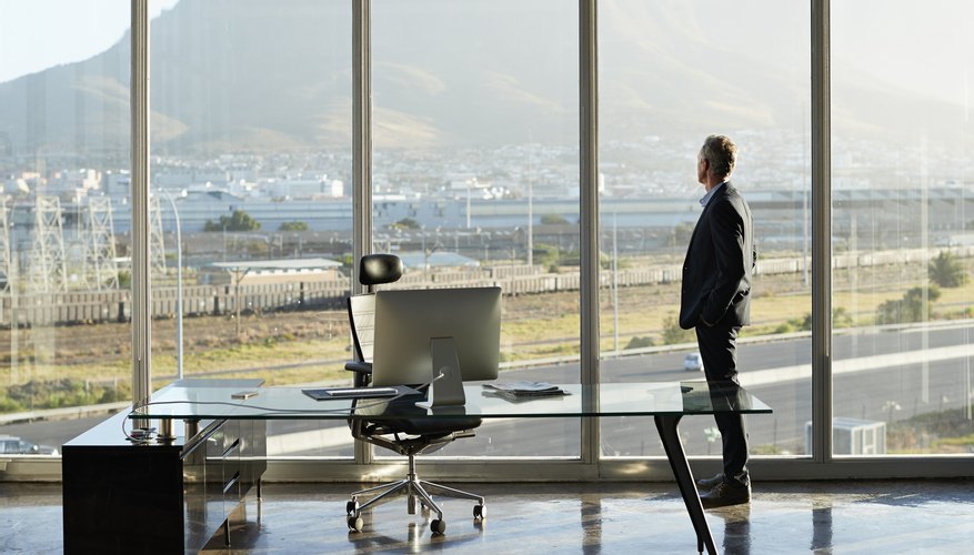 CEO en su oficina