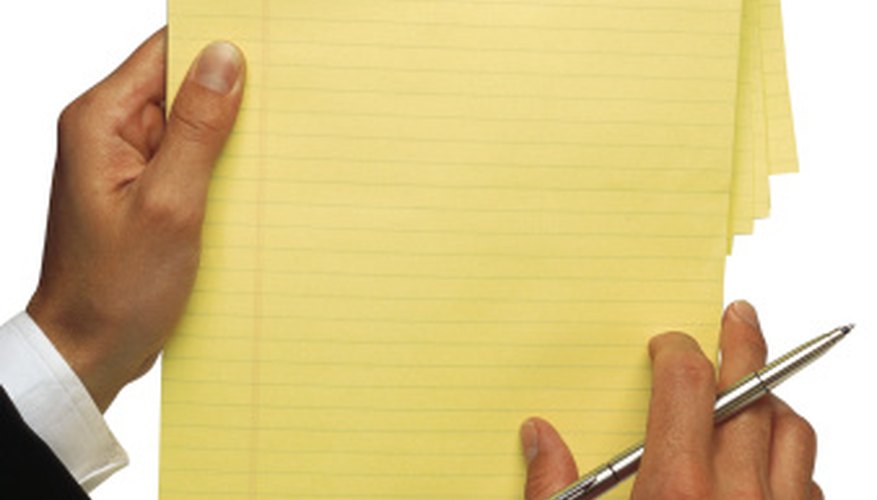 Photo Credit: Comstock/Comstock/Getty Images Write detailed notes.