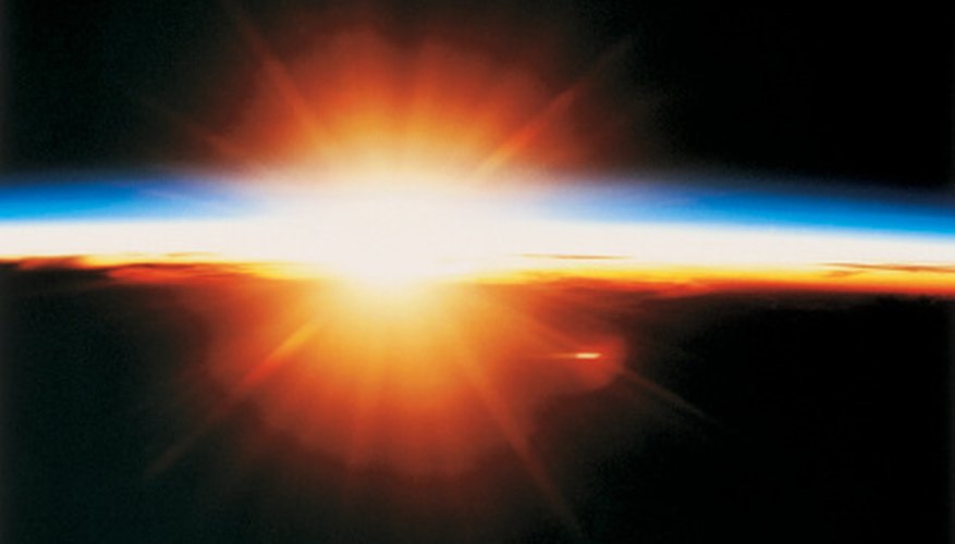 Photo Credit: Stockbyte/Stockbyte/Getty Images The sun is the main source of atmospheric heat.
