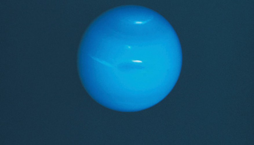 Photo Credit: Digital Vision./Digital Vision/Getty Images Neptune, the eighth and farthest planet from the sun, is rich in water.