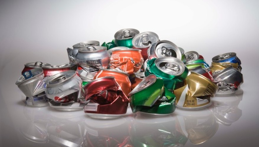 Photo Credit: Jupiterimages/Comstock/Getty Images Aluminum is an example of a paramagnetic material.