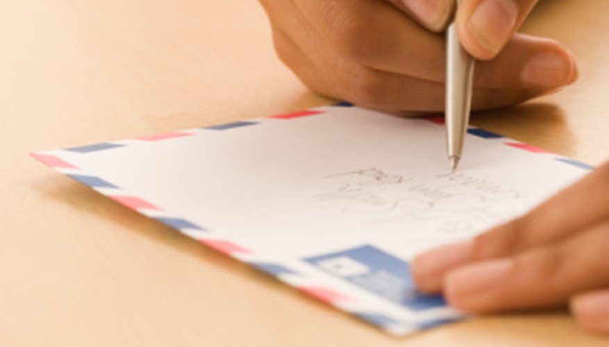 How to Address an Envelope to Someone's Attention | Bizfluent