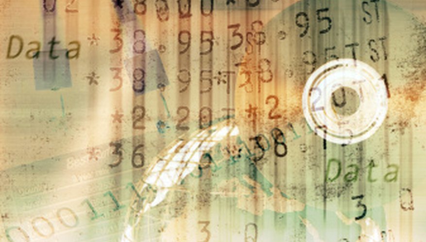 Photo Credit: John Foxx/Stockbyte/Getty Images There are many types of data, and thus many different statistical methods.