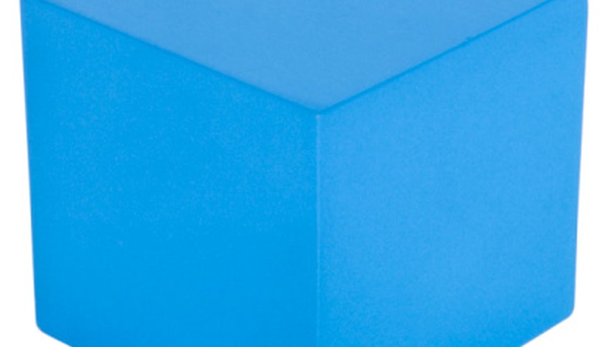 Photo Credit: Ablestock.com/AbleStock.com/Getty Images A cube is a 3-dimensional shape.