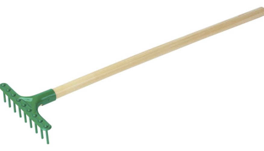 Specially designed rakes are ideal for pulling muck up from the lake bed. Specially designed rakes are ideal for pulling muck up from the lake bed.