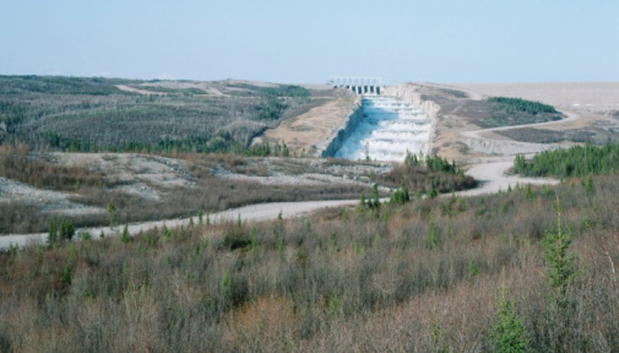 Photo Credit: Photos.com/Photos.com/Getty Images A hydroelectric station should be built where there is sufficient water.