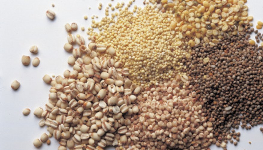Photo Credit: Hemera Technologies/Photos.com/Getty Images The unit grain originally measured the weight of literal grains.