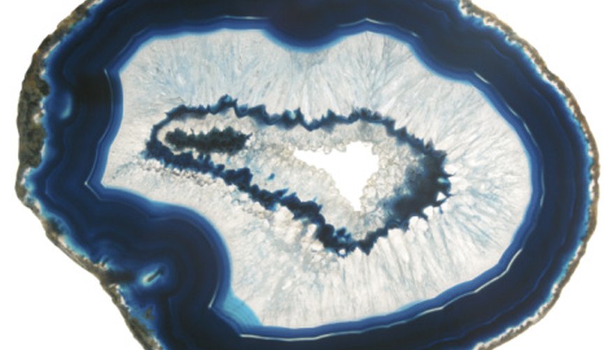 Photo Credit: Hemera Technologies/PhotoObjects.net/Getty Images Agate is commonly found along the Lake Superior shore.