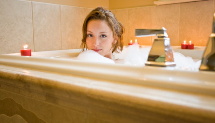 Photo Credit: Jupiterimages/Photos.com/Getty Images A hot bath requires a large energy transfer.