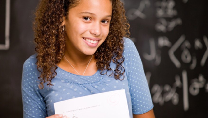Photo Credit: Jupiterimages/Photos.com/Getty Images Kids can excel in math with practice.
