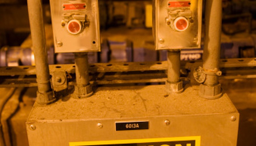 Photo Credit: Thinkstock Images/Comstock/Getty Images Servo motors control automatic equipment.