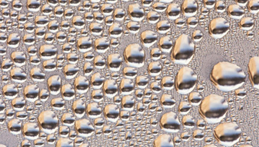Photo Credit: Comstock/Comstock/Getty Images Water vapor is usually not noticeable until it condenses on solid surfaces.