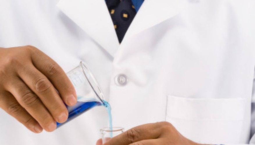 Photo Credit: Thinkstock Images/Comstock/Getty Images Dilute copper sulfate solutions by adding water.