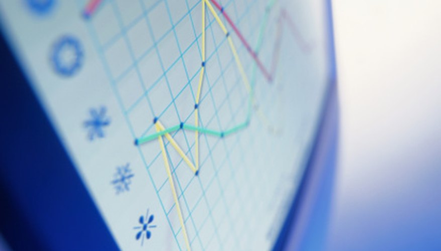 Photo Credit: Duncan Smith/Photodisc/Getty Images The angle of inclination and slope give us details about changes over time. These details are data that can be used to reveal profit margins, weather data, and much more.