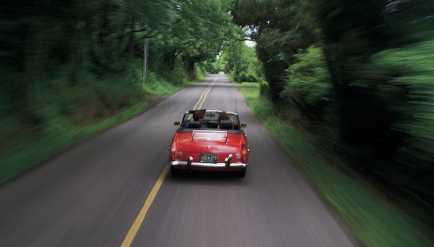Photo Credit: Comstock/Comstock/Getty Images Plot the motion of a car on a velocity-time graph.